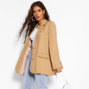 NWT BOOHOO Premium Woven Blazer